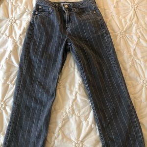Top shop stripped jeans